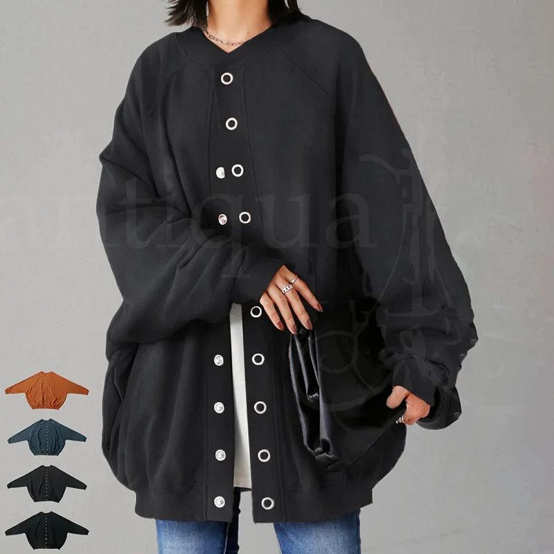 New Casual Chic Products From Korea New Autumn And Products Thickened Loose Fitting Large Version Jacket Front And Rear Two Wear
New Casual Chic Products From Korea New Autumn And Products Thickened Loose Fitting Large Version Jacket Front And Rear Two Wear