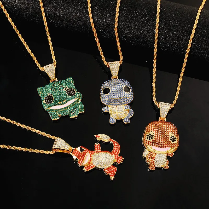 Pokemon Pikachu Necklace Anime Bulbasaur Jenny Turtle Hiphop Metal Pendant for Women Jewelry Accessories Girls Diamond Necklace
Pokemon Pikachu Necklace Anime Bulbasaur Jenny Turtle Hiphop Metal Pendant for Women Jewelry Accessories Girls Diamond Necklace