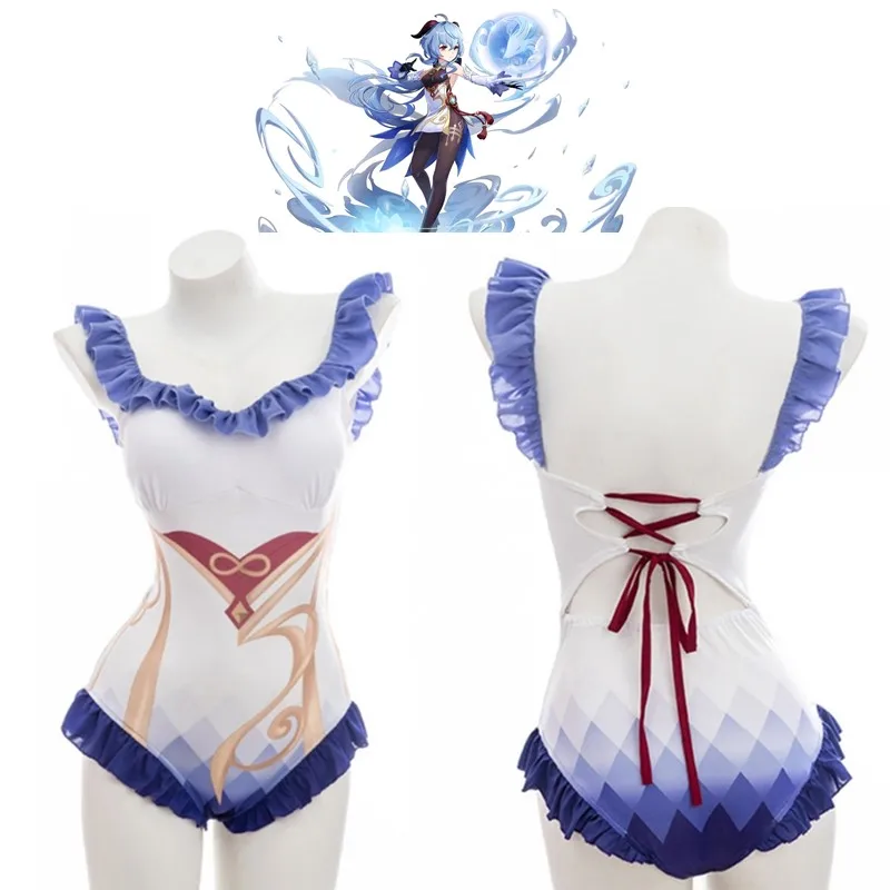 Genshin Impact Ganyu Cosplay Costume Sexy Bodysuit Women Swimming Suit Jumpsuit Zentai Swimsuit School Girl
Genshin Impact Ganyu Cosplay Costume Sexy Bodysuit Women Swimming Suit Jumpsuit Zentai Swimsuit School Girl