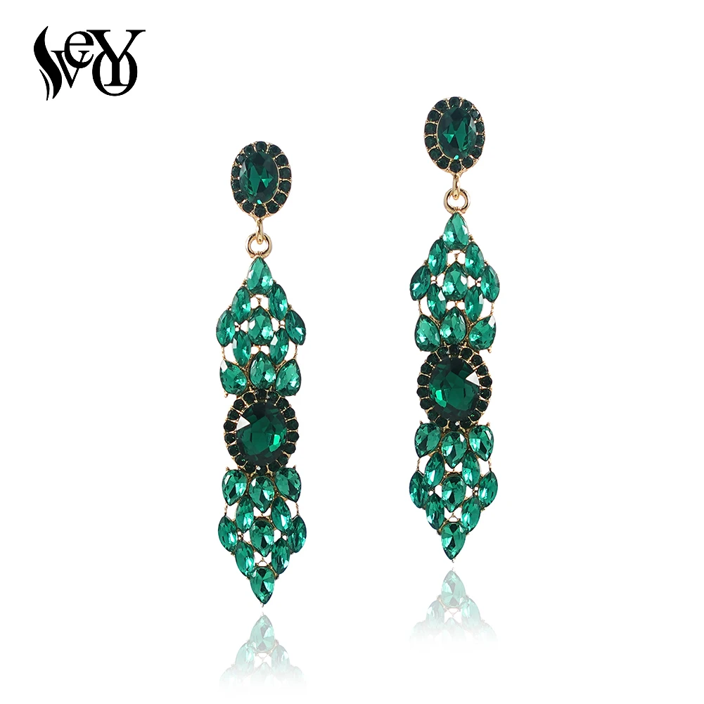 VEYO Long Elegant Lady Crystal Drop Earrings Vintage Party Dangle Earrings for Women Fashion Jewelry Gift Wholesale New
VEYO Long Elegant Lady Crystal Drop Earrings Vintage Party Dangle Earrings for Women Fashion Jewelry Gift Wholesale New