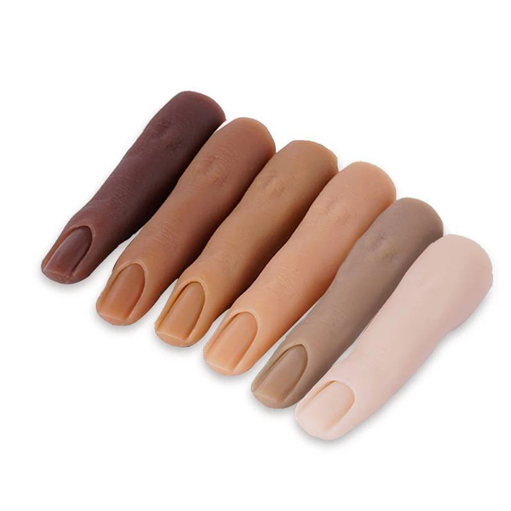 Nail Silicone Practice Finger Nail Art Designer Beginner Model Tool With Joints Bendable Silicone Fake Finger Accessories
Nail Silicone Practice Finger Nail Art Designer Beginner Model Tool With Joints Bendable Silicone Fake Finger Accessories