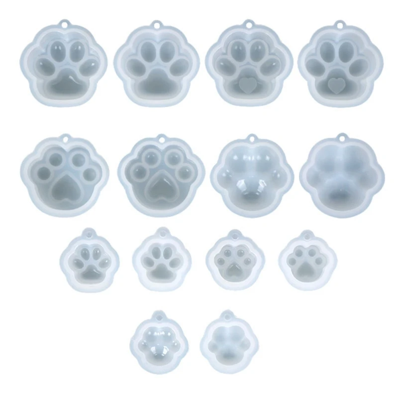 14Pcs Silicone Molds Love Paws Earrings Epoxy Resin Mold DIY Keychain Pendant Jewelry for Valentines Gift Craft
14Pcs Silicone Molds Love Paws Earrings Epoxy Resin Mold DIY Keychain Pendant Jewelry for Valentines Gift Craft