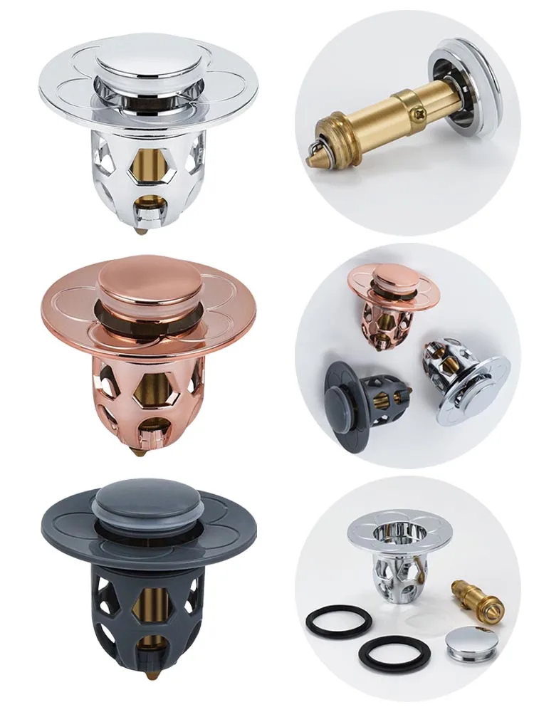 Universal Stainless Steel Pop-Up Bounce Core Basin Drain Filter Shower Sink Strainer Bath Stopper Bathroom Tool
Universal Stainless Steel Pop-Up Bounce Core Basin Drain Filter Shower Sink Strainer Bath Stopper Bathroom Tool