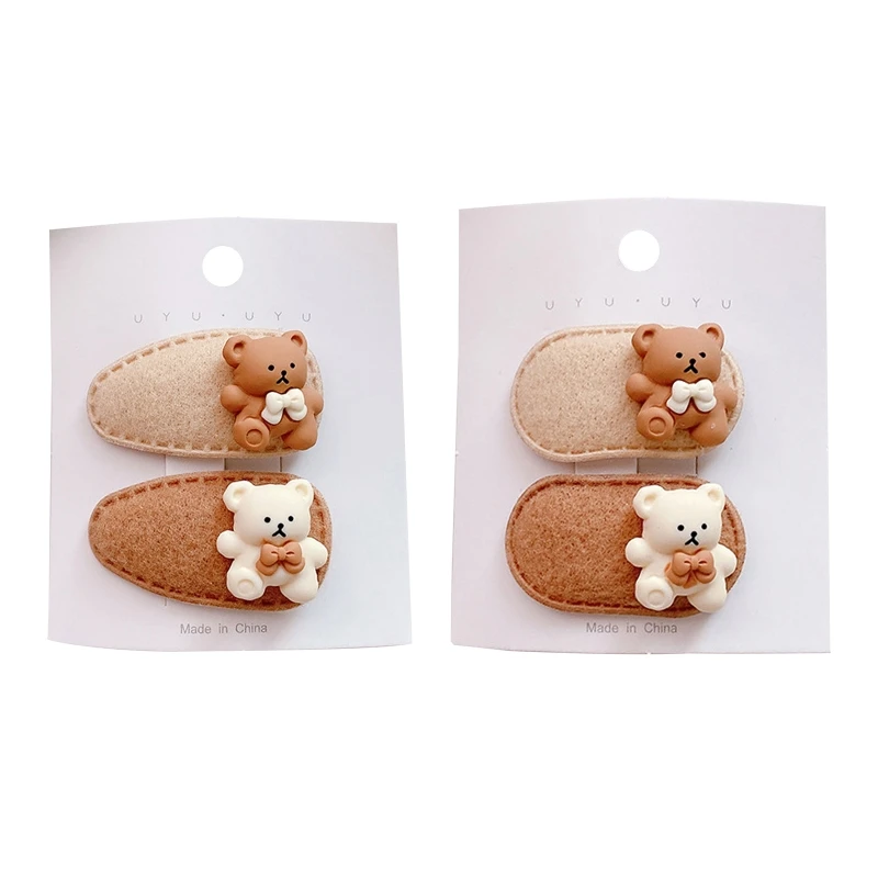 1 Pair Children Hair Clips Cute Bear Bangs Hairpins Sweet Barrettes Hair Pin Kids Headwear Decoration Accessories Gifts
1 Pair Children Hair Clips Cute Bear Bangs Hairpins Sweet Barrettes Hair Pin Kids Headwear Decoration Accessories Gifts