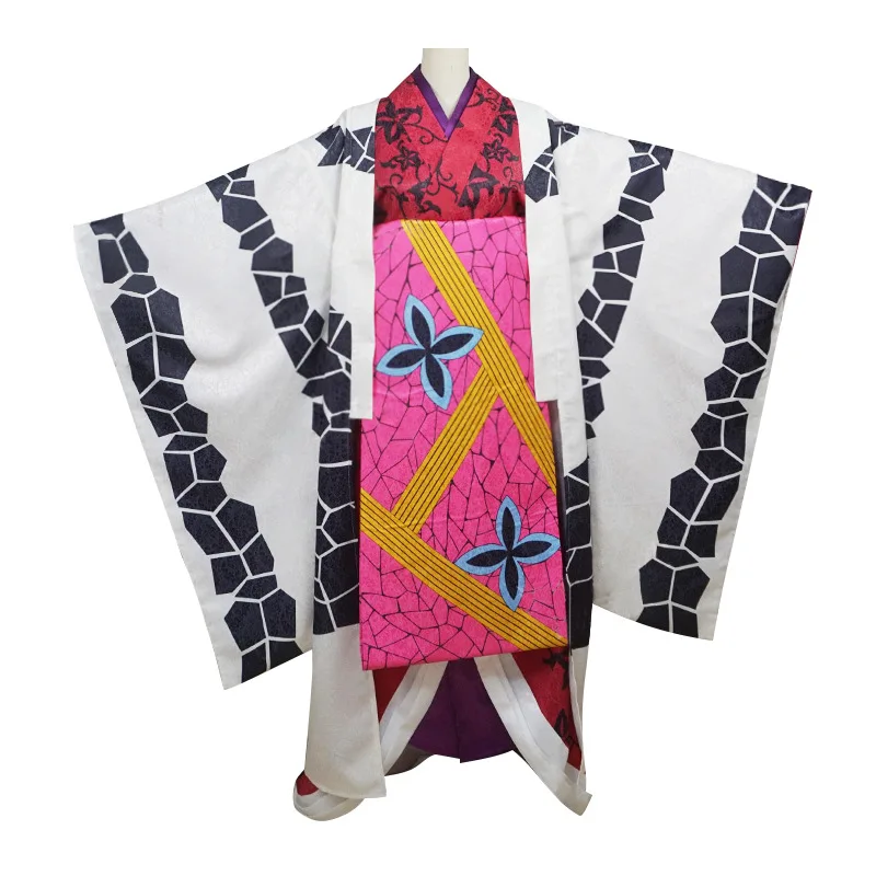 

Платье-кимоно женское для косплея, наряд для косплея аниме, рассекающий демонов, Хэллоуин, карнавал, костюм для взрослых