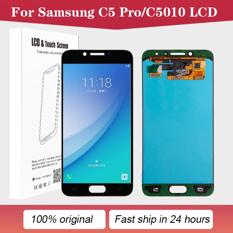 ЖК-дисплей 5,2 дюйма C5010 для Samsung Galaxy C5 Pro, сенсорный экран с цифровым преобразователем в сборе C5010 C5018, с инструментами, 1 шт.
ЖК-дисплей 5,2 дюйма C5010 для Samsung Galaxy C5 Pro, сенсорный экран с цифровым преобразователем в сборе C5010 C5018, с инструментами, 1 шт.