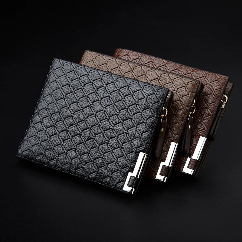 Simple Retro Men Short PU Leather Business Wallet Coin Purse Fashion Casual Zipper Wallet for Men Large-capacity Card Holder
Simple Retro Men Short PU Leather Business Wallet Coin Purse Fashion Casual Zipper Wallet for Men Large-capacity Card Holder