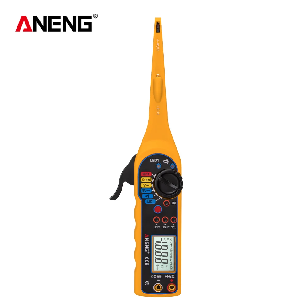 ANENG C08 Car Line Detector Multimeter Power Electrical Multi-function Auto Circuit Tester Automotive Electrical with flashlight
ANENG C08 Car Line Detector Multimeter Power Electrical Multi-function Auto Circuit Tester Automotive Electrical with flashlight