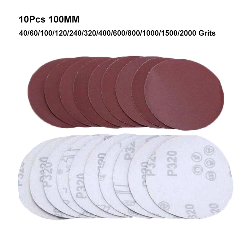 10pcs 100mm Sandpaper Sanding Disc 40-2000 Grits Sanding Abrasive Polishing Tools Sand Papers For Metal Wood
10pcs 100mm Sandpaper Sanding Disc 40-2000 Grits Sanding Abrasive Polishing Tools Sand Papers For Metal Wood