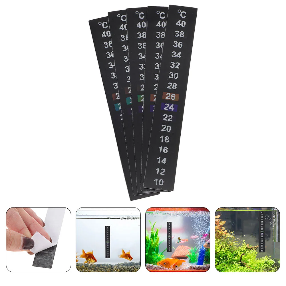 5 Pcs Fish Tank Temperature Sticker Adhesive Stickers Thermometer Digital Aquarium Paper
5 Pcs Fish Tank Temperature Sticker Adhesive Stickers Thermometer Digital Aquarium Paper