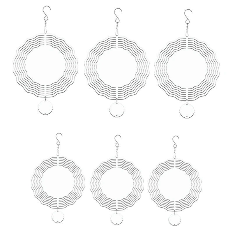 AT69 -6Pack 10Inch/8Inch Sublimation Wind Spinner Blanks 3D Wind Spinners Hanging Wind Spinners For Indoor Outdoor Garden
AT69 -6Pack 10Inch/8Inch Sublimation Wind Spinner Blanks 3D Wind Spinners Hanging Wind Spinners For Indoor Outdoor Garden
