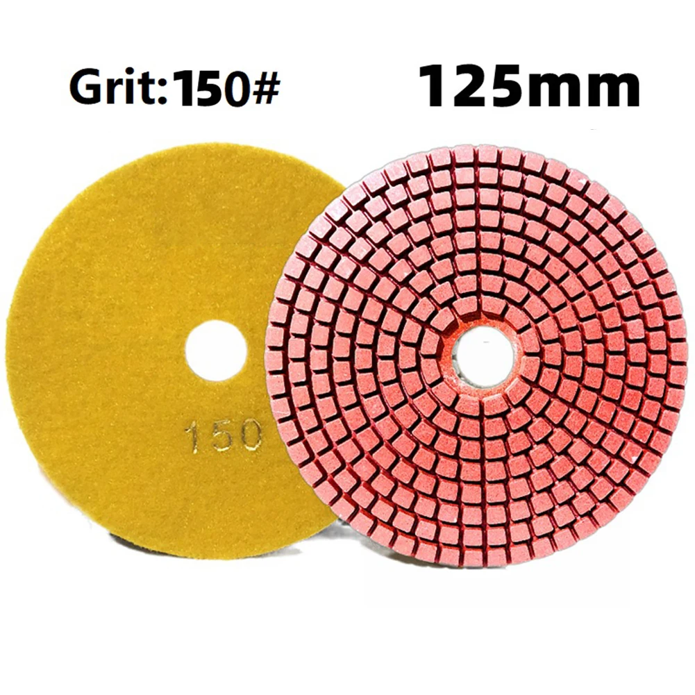 5 Inch 125mm Dry/Wet Diamond Polishing Pads Flexible Grinding Discs For Granite Marble Stone Sanding Disc Polishing Tools
5 Inch 125mm Dry/Wet Diamond Polishing Pads Flexible Grinding Discs For Granite Marble Stone Sanding Disc Polishing Tools