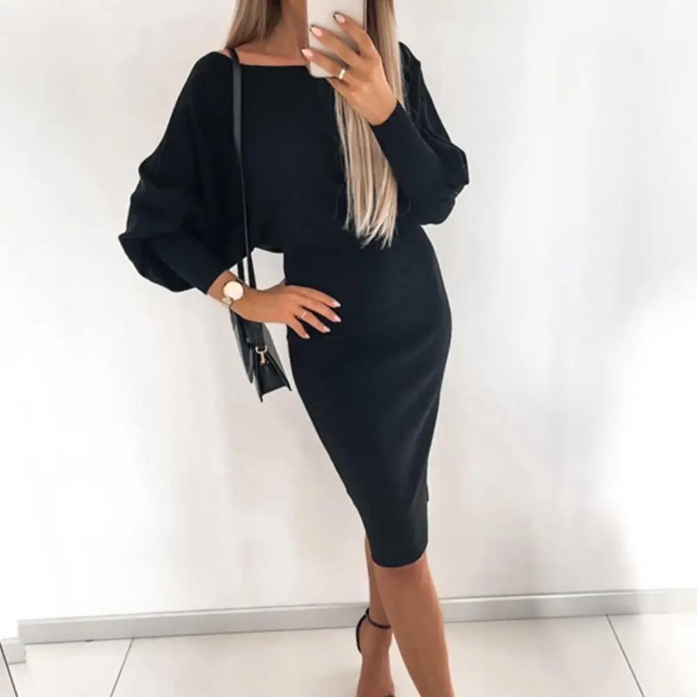 Great Tunics Dresses Chic Comfortable to Wear Long Lasting Autumn Women Midi Knitted Dress
Great Tunics Dresses Chic Comfortable to Wear Long Lasting Autumn Women Midi Knitted Dress