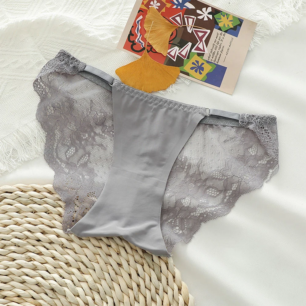 2022 Women Seamless Sexy Transparent Light Lace Underwear Cotton Crotch Hip Lift Brief Breathable Fashionale Low Waist Lingerie
2022 Women Seamless Sexy Transparent Light Lace Underwear Cotton Crotch Hip Lift Brief Breathable Fashionale Low Waist Lingerie