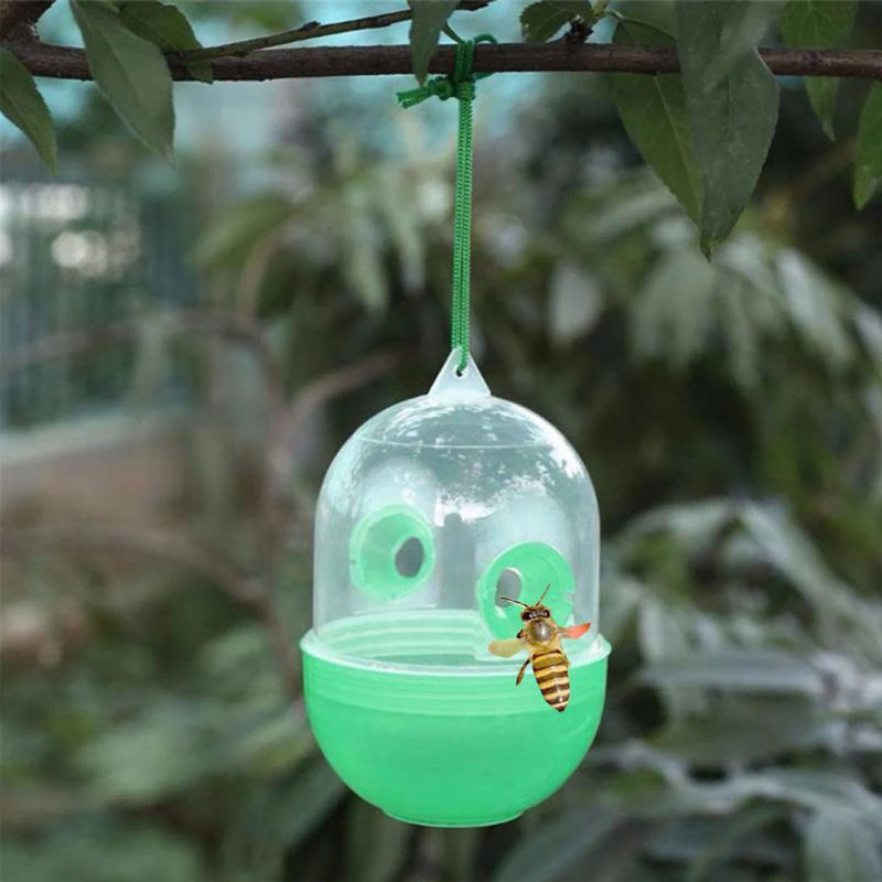 Reusable Outdoor Wasp Hanging Fly Trap Catcher Beekeeping Catcher Cage Equipment Tools for Wasps Bees Hornet Pest Control Garden
Reusable Outdoor Wasp Hanging Fly Trap Catcher Beekeeping Catcher Cage Equipment Tools for Wasps Bees Hornet Pest Control Garden