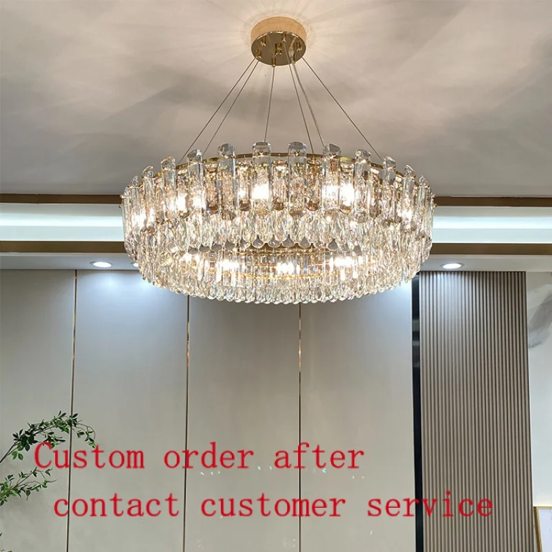 LED Pendant Light Hotel Living Room Modern Luxury Crystal Lighting Chandeliers living room lights for home decor
LED Pendant Light Hotel Living Room Modern Luxury Crystal Lighting Chandeliers living room lights for home decor