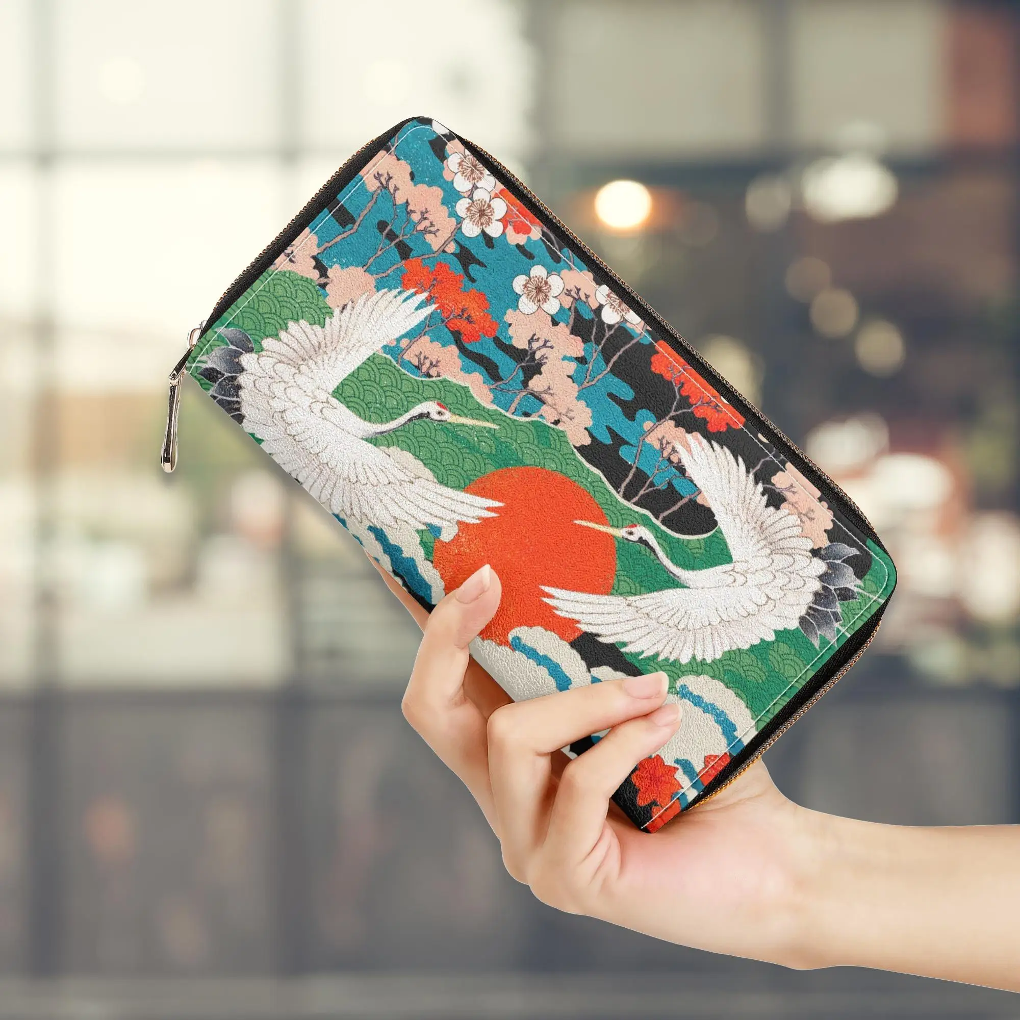 Chinese Style Faux Leather Long Women Wallets Large Capacity Zipper Coin Purse Clutch Ladies For Work
Chinese Style Faux Leather Long Women Wallets Large Capacity Zipper Coin Purse Clutch Ladies For Work