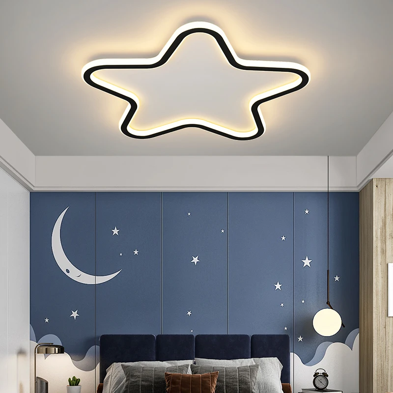 Bedroom lamp modern minimalist personality ceiling lamp boy girl star lamp led atmosphere lamp bedroom children's room lamp
Bedroom lamp modern minimalist personality ceiling lamp boy girl star lamp led atmosphere lamp bedroom children's room lamp