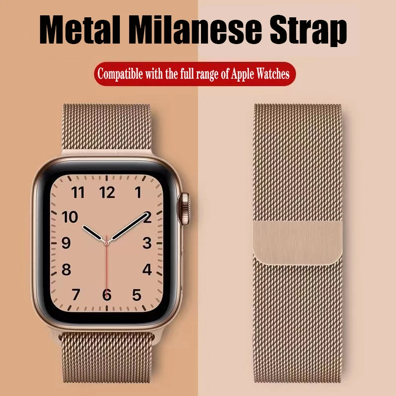 Ремешок «Миланская петля» для Apple Watch Band 44 мм 40 мм 45 мм 41 мм 49 мм, браслет из нержавеющей стали для IWatch Ultra SE 8 7 6 5 3, аксессуары
Ремешок «Миланская петля» для Apple Watch Band 44 мм 40 мм 45 мм 41 мм 49 мм, браслет из нержавеющей стали для IWatch Ultra SE 8 7 6 5 3, аксессуары