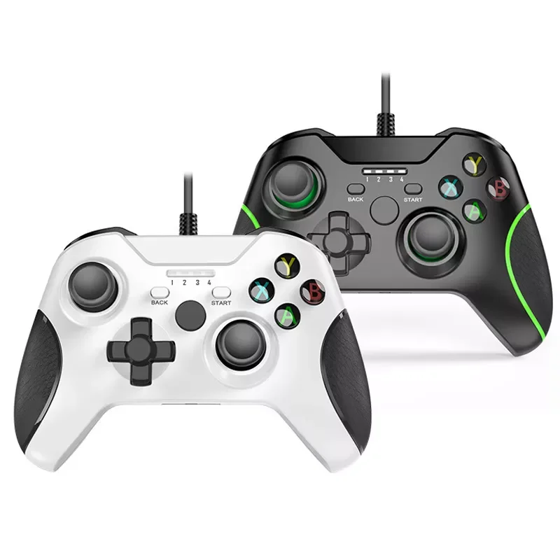 Проводной геймпад XBOX ONE с двойной вибрацией и разъемом для наушников, совместим с многоплатформой для ПК/XBOXONE/серии S/X
Проводной геймпад XBOX ONE с двойной вибрацией и разъемом для наушников, совместим с многоплатформой для ПК/XBOXONE/серии S/X