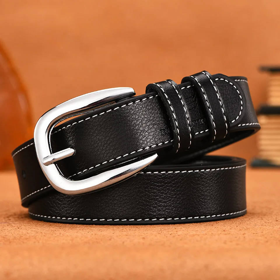 Fashion Ladies Pin Buckle Round Buckle Belt New Korean Version Two-Layer Cowhide Free Punching Travel Business Casual Belt 2269
Fashion Ladies Pin Buckle Round Buckle Belt New Korean Version Two-Layer Cowhide Free Punching Travel Business Casual Belt 2269