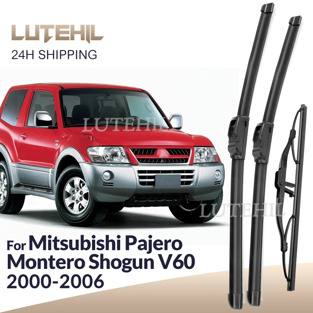 Для Mitsubishi Pajero Montero Shogun V60 2000-2006 стеклоочиститель передние и задние щетки стеклоочистителя лобовое стекло 20 "+ 20" + 16"
Для Mitsubishi Pajero Montero Shogun V60 2000-2006 стеклоочиститель передние и задние щетки стеклоочистителя лобовое стекло 20 "+ 20" + 16"
