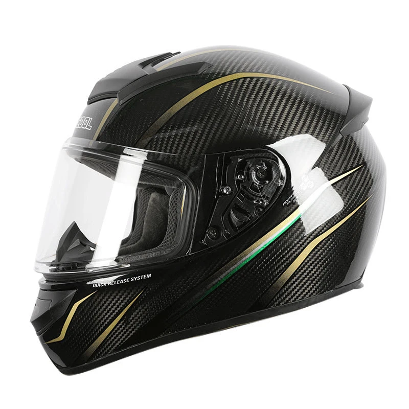 

New technology DOT Certified Motor Cycle Helmet Cascos Moto halmet full face helmets Face Carbon Fiber Helmet
