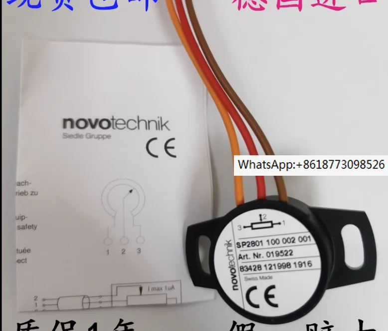 

Novotechnik Angle Sensor SP2801/SP2821 SP2831/SP2841 308 000 001