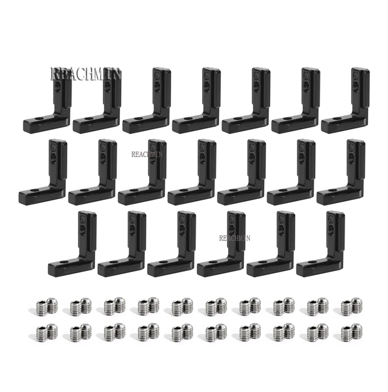 20pcs/lot 3030 T Slot Aluminum Angle Bracket Interior Joint Bracket for Aluminum Extrusion Profile 3030 Series Slot 6mm
20pcs/lot 3030 T Slot Aluminum Angle Bracket Interior Joint Bracket for Aluminum Extrusion Profile 3030 Series Slot 6mm
