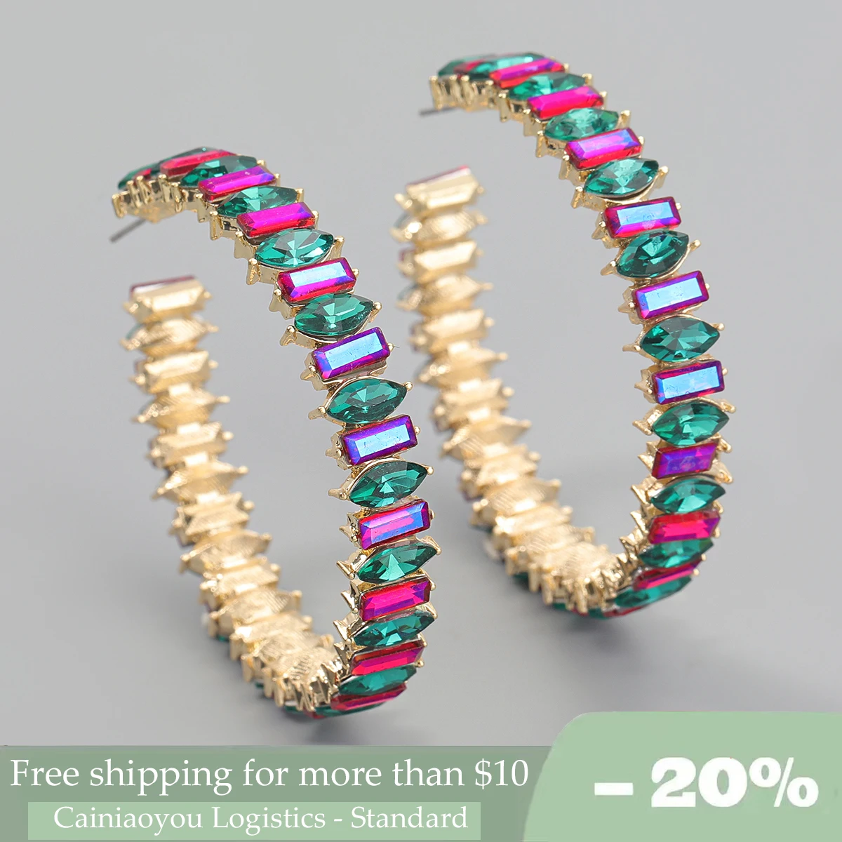 Women's Round Earrings, Multi-color Rhinestone Earrings for Parties and Dinners, Jewelry Accessories Statement
Women's Round Earrings, Multi-color Rhinestone Earrings for Parties and Dinners, Jewelry Accessories Statement