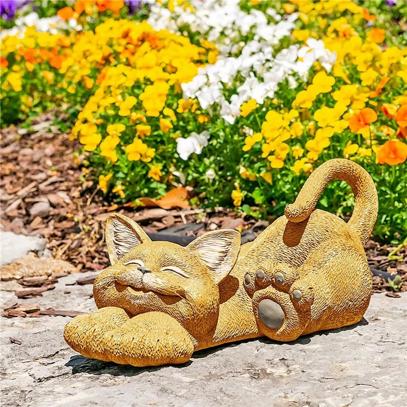 Happy Cat Whimsical Cat Lounging Garden Statue Outdoor Decoration Miniature Handmade Animal Figurine Resin Crafts Gift
Happy Cat Whimsical Cat Lounging Garden Statue Outdoor Decoration Miniature Handmade Animal Figurine Resin Crafts Gift