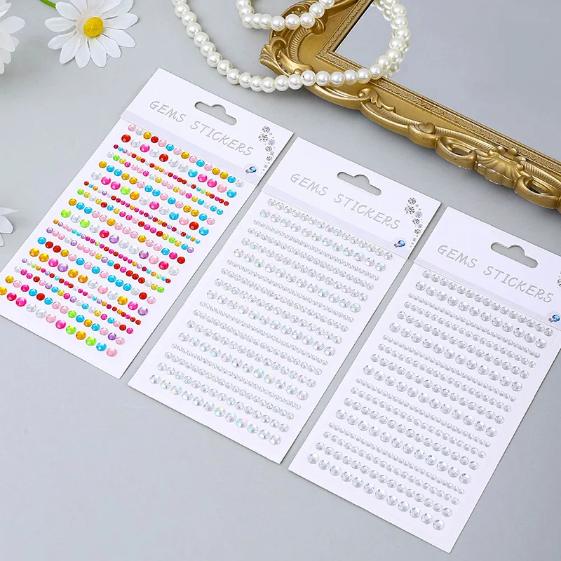 Acrylic Diamond Rhinestone Face Eye Sticker Party DIY Makeup Bright Crystal Self-adhesive Tattoo Sticker Face Decoration Sticker
Acrylic Diamond Rhinestone Face Eye Sticker Party DIY Makeup Bright Crystal Self-adhesive Tattoo Sticker Face Decoration Sticker