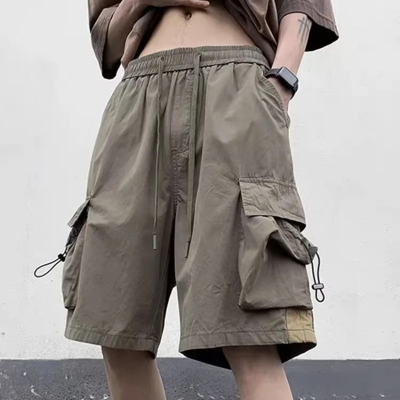 

Lazy Temperament Cropped Pants Summer Fashion Fashion Brand Casual Pants Men Youth Popularity Loose New Cargo Pants Men