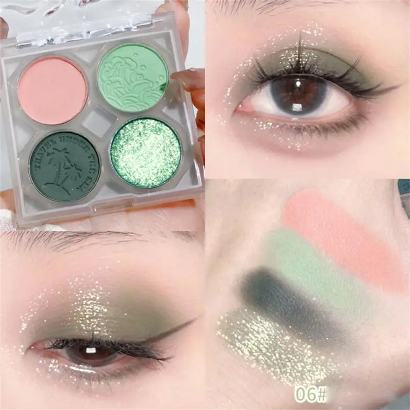 Exquisite Pretty Eyeshadow 4 Color Eye Shadow Palette Colorful Eyes Pigment Dreamy Ocean Glitter Matte Eyeshadow Eyes Makeup
Exquisite Pretty Eyeshadow 4 Color Eye Shadow Palette Colorful Eyes Pigment Dreamy Ocean Glitter Matte Eyeshadow Eyes Makeup