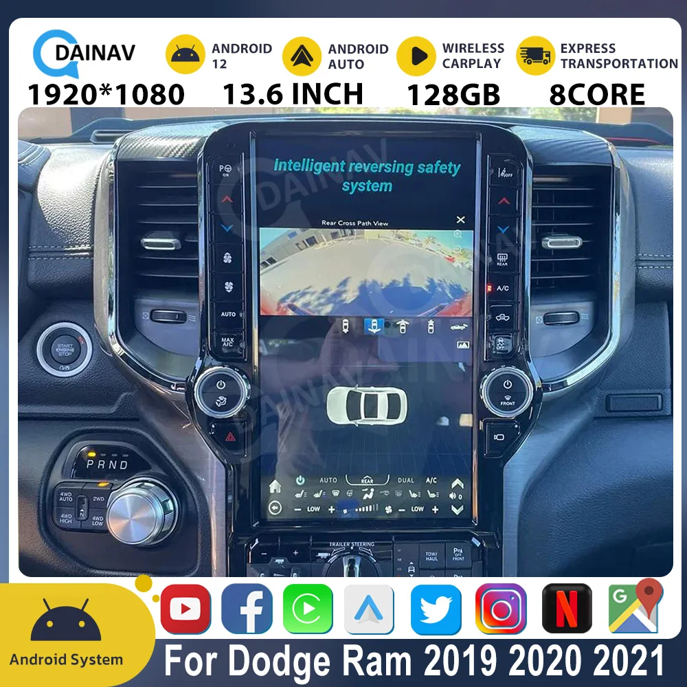 Обновленная Автомагнитола на Android 12 для Dodge RAM 2019-2021, автомобильный стерео Мультимедийный Плеер на Android, GPS-навигация, головное устройство для Carplay
Обновленная Автомагнитола на Android 12 для Dodge RAM 2019-2021, автомобильный стерео Мультимедийный Плеер на Android, GPS-навигация, головное устройство для Carplay
