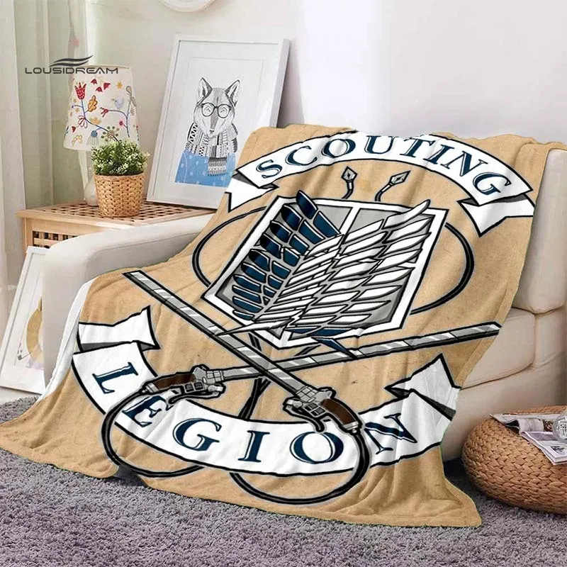 Attack on Titan Logo Design Blankets for Beds Home Travel Adult Flannel Blanket for Couch Bed Living Room Sofa Child Keep Warm
Attack on Titan Logo Design Blankets for Beds Home Travel Adult Flannel Blanket for Couch Bed Living Room Sofa Child Keep Warm