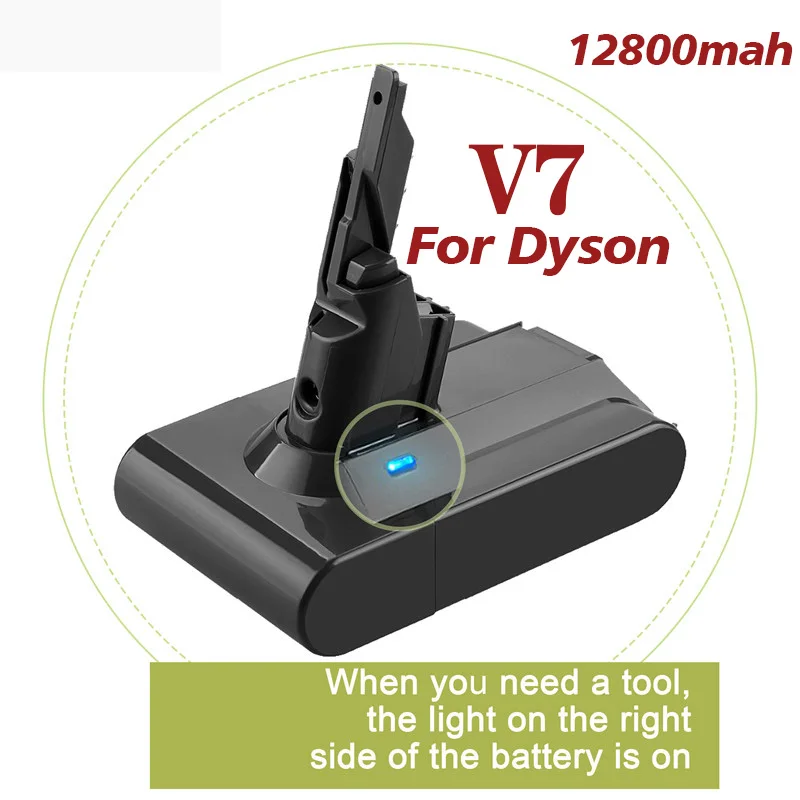 Оригинальный литий-ионный перезаряжаемый аккумулятор Dyson V7, 21,6 в, 12800 мАч, для Dyson V7, Сменный аккумулятор для пылесоса Animal Pro
Оригинальный литий-ионный перезаряжаемый аккумулятор Dyson V7, 21,6 в, 12800 мАч, для Dyson V7, Сменный аккумулятор для пылесоса Animal Pro