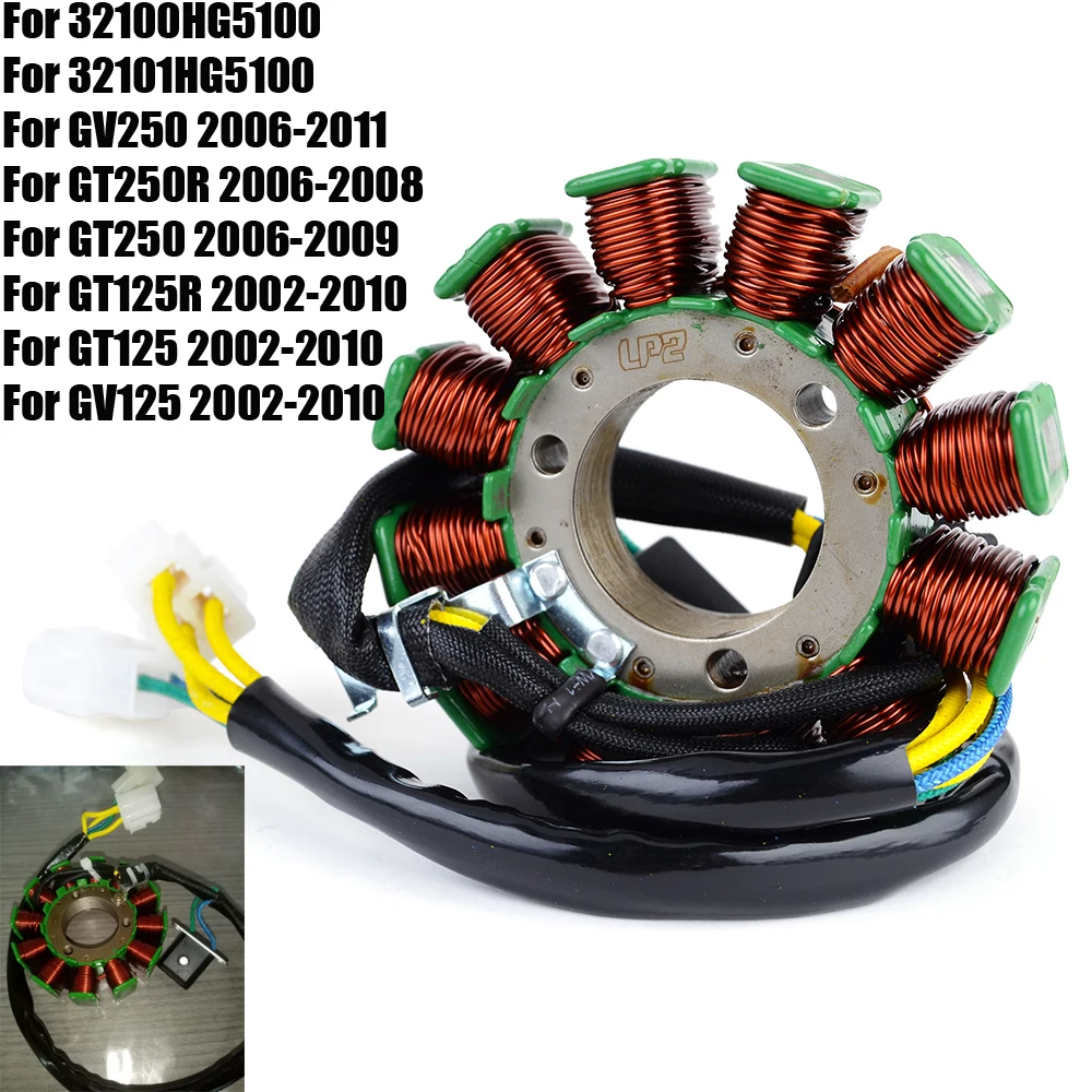 Stator Coil For Hyosung GV125 GV250 GT125 GT250 GT125R GT250R 32100HG5100 32101HG5100 GT 125R 250R GV GT 125 250 R
Stator Coil For Hyosung GV125 GV250 GT125 GT250 GT125R GT250R 32100HG5100 32101HG5100 GT 125R 250R GV GT 125 250 R