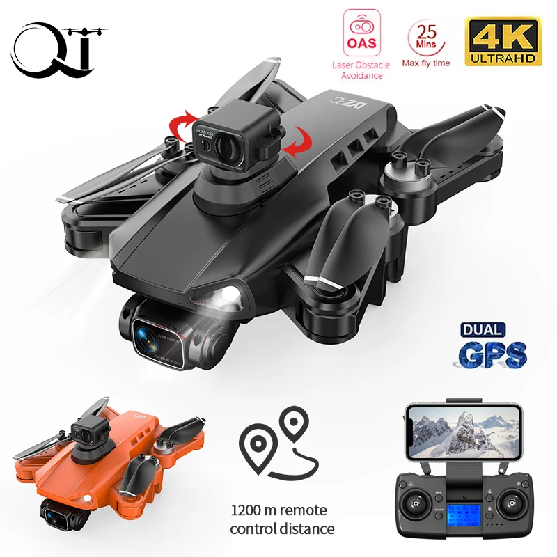 QJ New L900 PRO SE MAX GPS Drone 4K Professional HD Dual Camera Laser Obstacle Avoidance Brushless Foldable Quadcopter RC 1200M
QJ New L900 PRO SE MAX GPS Drone 4K Professional HD Dual Camera Laser Obstacle Avoidance Brushless Foldable Quadcopter RC 1200M