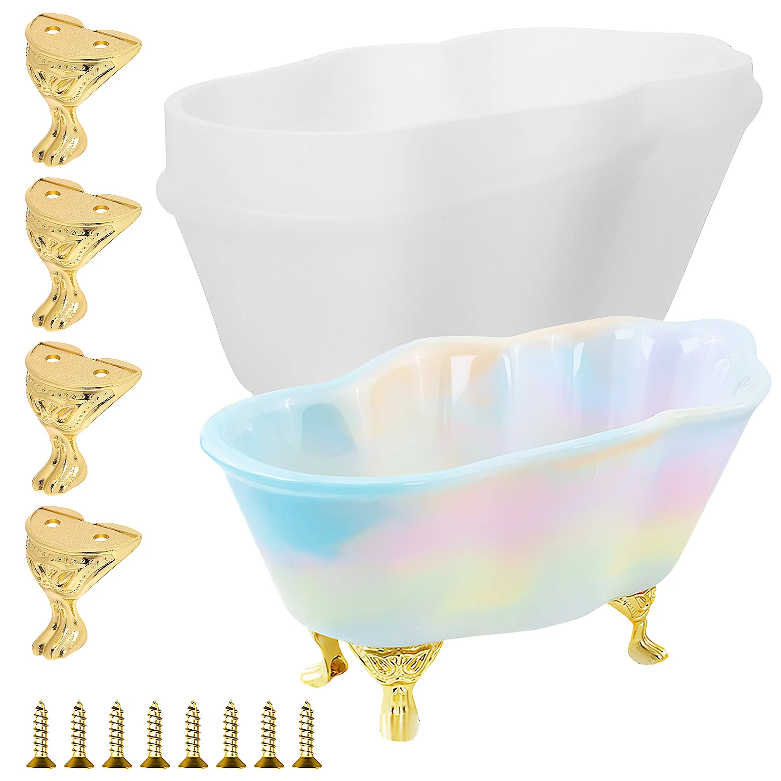 Bathtub De Para Gelatinas Soap Holder Epoxy Casting Supplies Molds Resin Funny Shell Craft Moulds Silica Gel
Bathtub De Para Gelatinas Soap Holder Epoxy Casting Supplies Molds Resin Funny Shell Craft Moulds Silica Gel