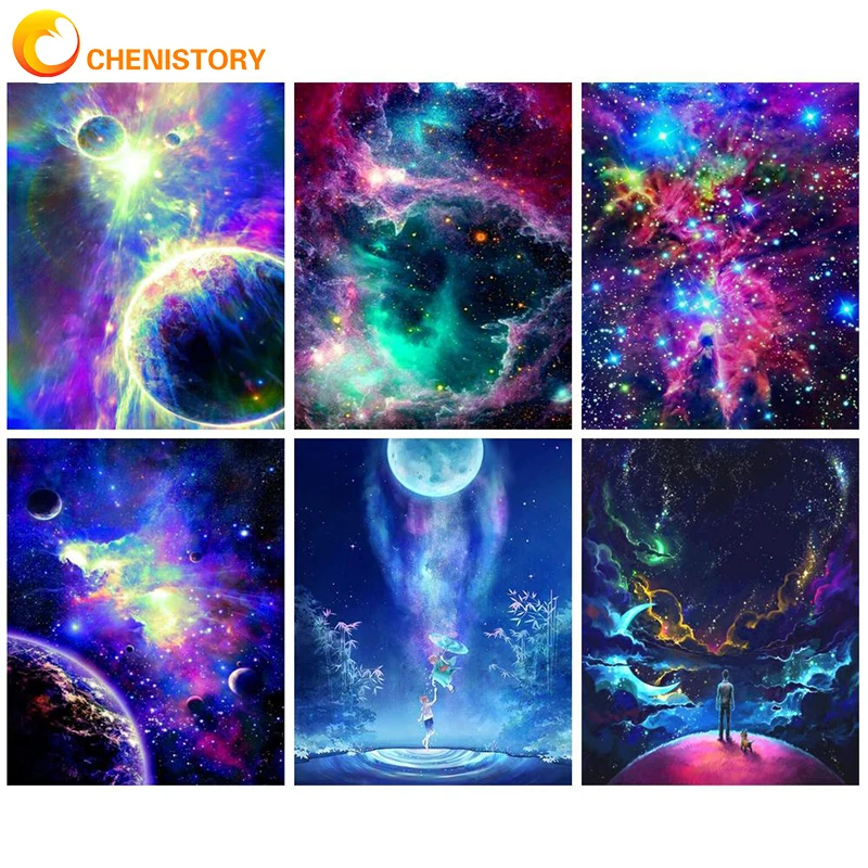 CHENISTORY Painting By Numbers Starry Sky DIY Pictures By Numbers Frameless On Canvas For Mordern Wall Art Home Decoration Gift
CHENISTORY Painting By Numbers Starry Sky DIY Pictures By Numbers Frameless On Canvas For Mordern Wall Art Home Decoration Gift