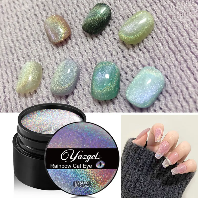 Hot Cat Eyes Gel Polish Soak Off Magnetic Laser Nail Varnish Nail Art Lacquer Semi Permanent Led UV Gel Nail Glitter Beauty
Hot Cat Eyes Gel Polish Soak Off Magnetic Laser Nail Varnish Nail Art Lacquer Semi Permanent Led UV Gel Nail Glitter Beauty