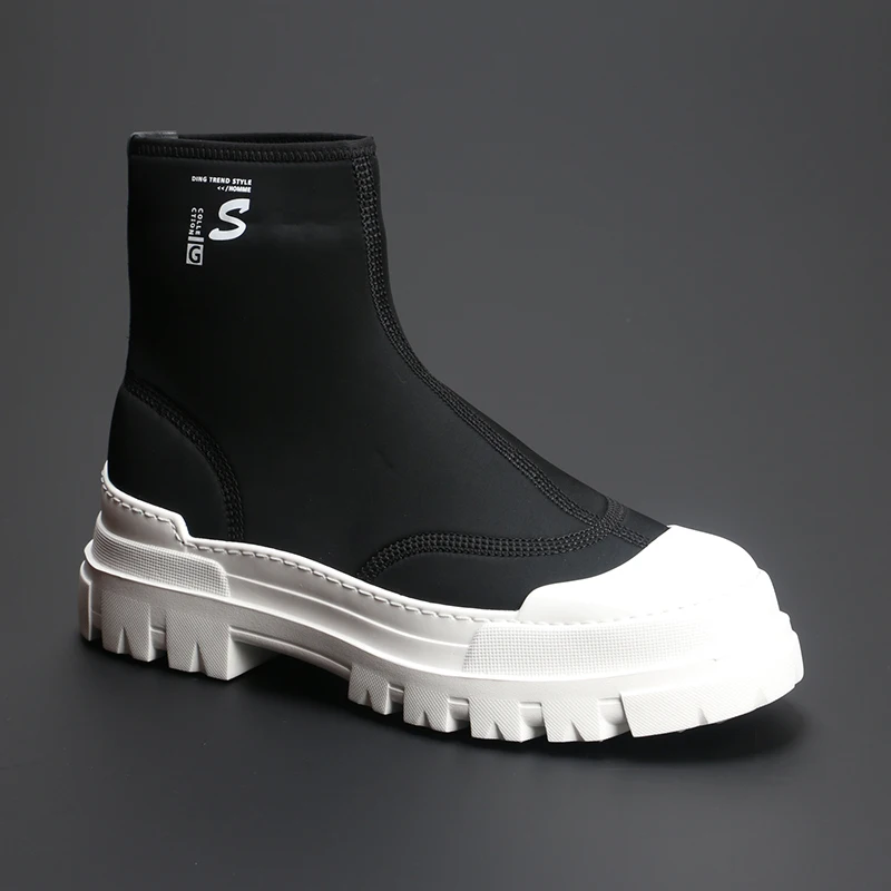 British men's new high help thick bottom casual board shoes, fashionable and versatile, breathable sock shoes
British men's new high help thick bottom casual board shoes, fashionable and versatile, breathable sock shoes