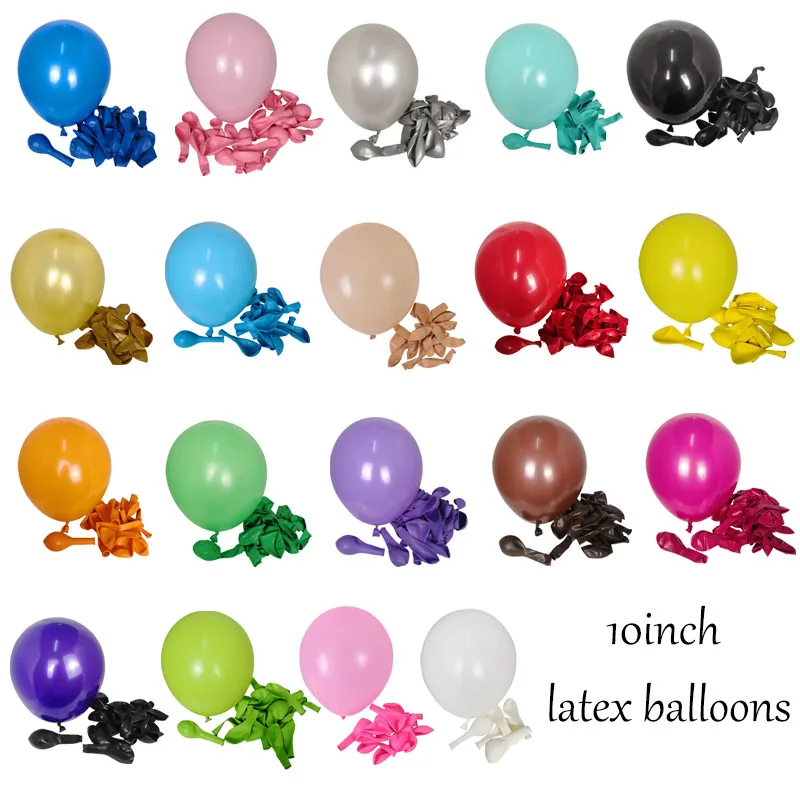 50/100Pcs 10Inch Colorful Latex Balloons Multiple Colour Air Globos Wedding Birthday Baby Shower Party Home Decorations Kids Toy
50/100Pcs 10Inch Colorful Latex Balloons Multiple Colour Air Globos Wedding Birthday Baby Shower Party Home Decorations Kids Toy