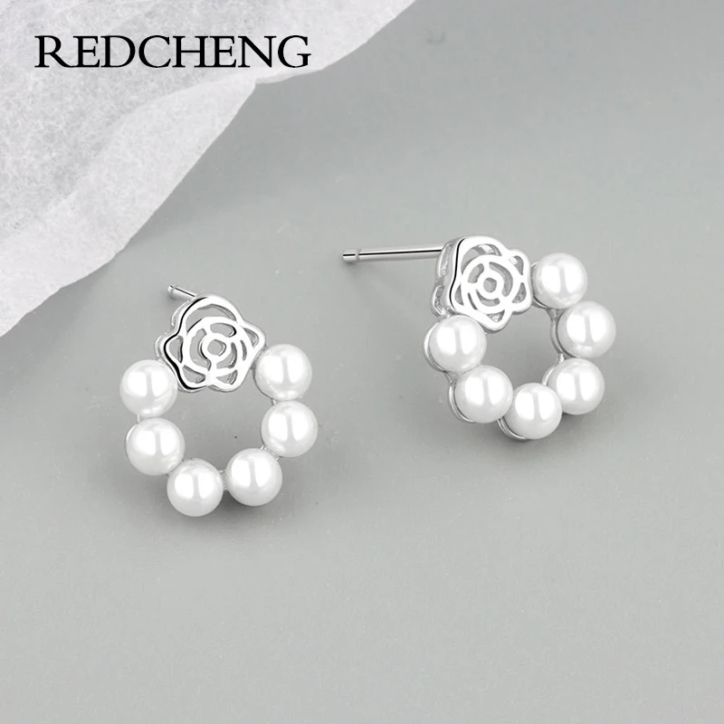 REDCHENG 925 серьги в виде жемчужной розы со штампом для женщин геометрические простые темпераментные милые очаровательные ювелирные изделия на...
REDCHENG 925 серьги в виде жемчужной розы со штампом для женщин геометрические простые темпераментные милые очаровательные ювелирные изделия на...