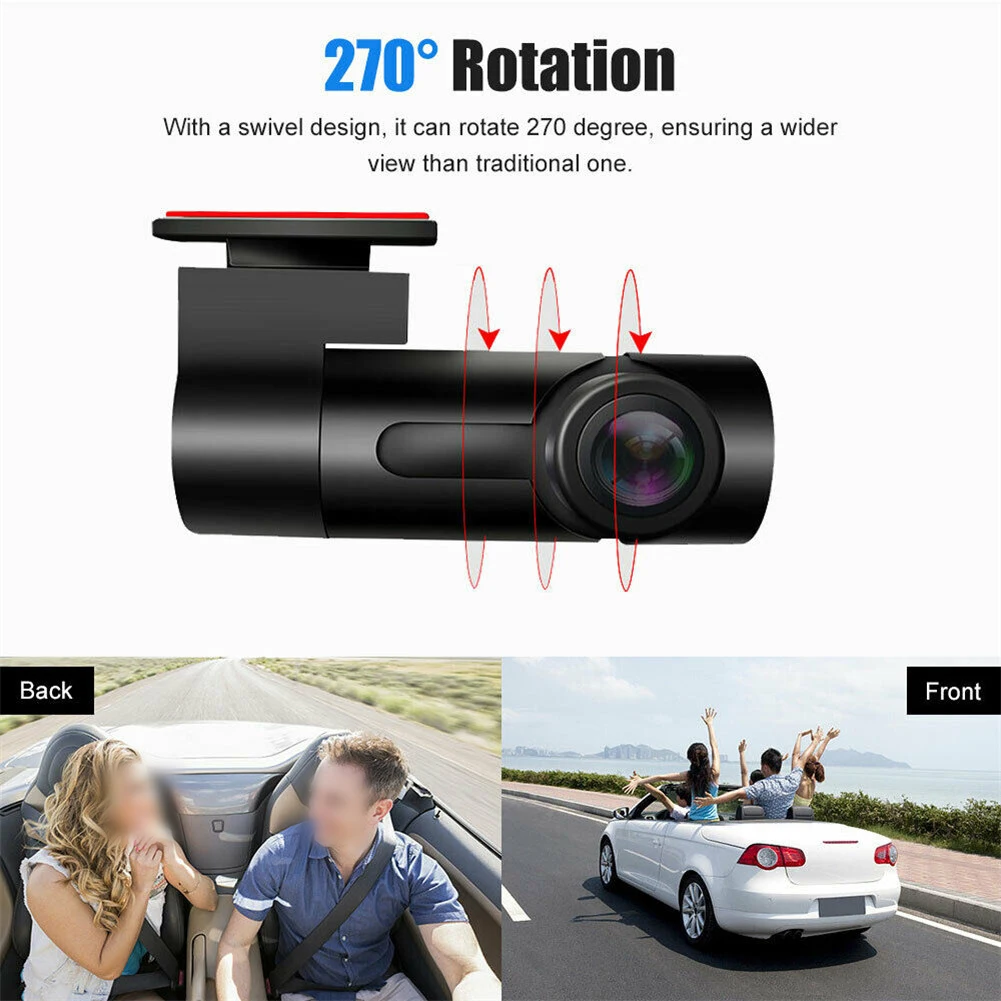 New 1080P 4G Wireless WiFi Car DVR Dash Cam Recorder Night Vision Camera 130° Wide-Angle Lens Dash Cam Maximum 128G (black)
New 1080P 4G Wireless WiFi Car DVR Dash Cam Recorder Night Vision Camera 130° Wide-Angle Lens Dash Cam Maximum 128G (black)