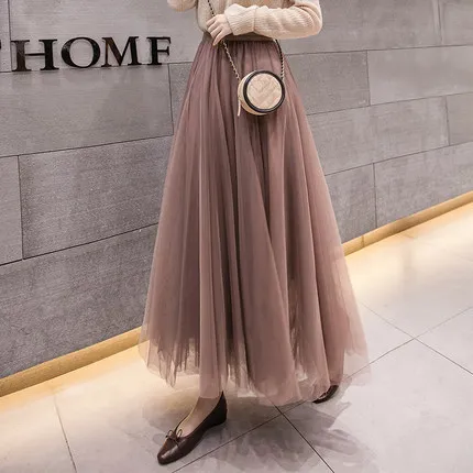 2022 Korean Fashion Vintage Tulle Skirt for Women Elastic High Waist Mesh Pleated Skirts Elegant A Line Office Ladies Skirt New
2022 Korean Fashion Vintage Tulle Skirt for Women Elastic High Waist Mesh Pleated Skirts Elegant A Line Office Ladies Skirt New