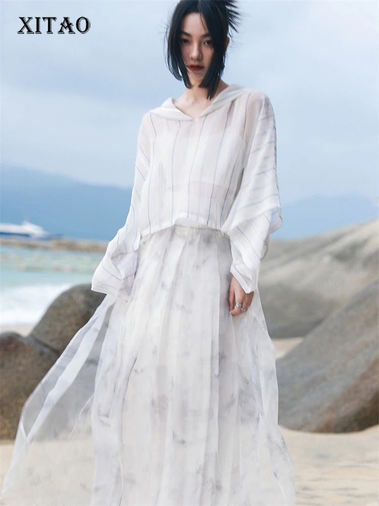 XITAO Chiffon Striped Blouse Goddess Fan Casual Style 2023 Summer Goddess Fan Casual Style Elegant Vintage Shirt WLD11280
XITAO Chiffon Striped Blouse Goddess Fan Casual Style 2023 Summer Goddess Fan Casual Style Elegant Vintage Shirt WLD11280