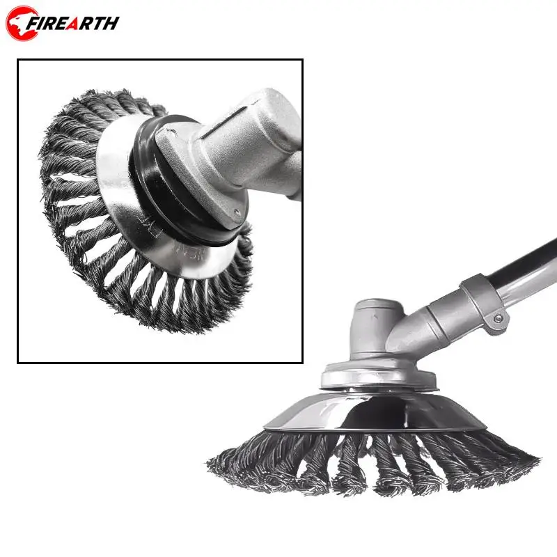 Steel Wire Grass Trimmer Head Garden Rounded Edge Weed Trimmer Eater Head Wheel Grass Brush Removal Grass Plate for Lawnmower
Steel Wire Grass Trimmer Head Garden Rounded Edge Weed Trimmer Eater Head Wheel Grass Brush Removal Grass Plate for Lawnmower