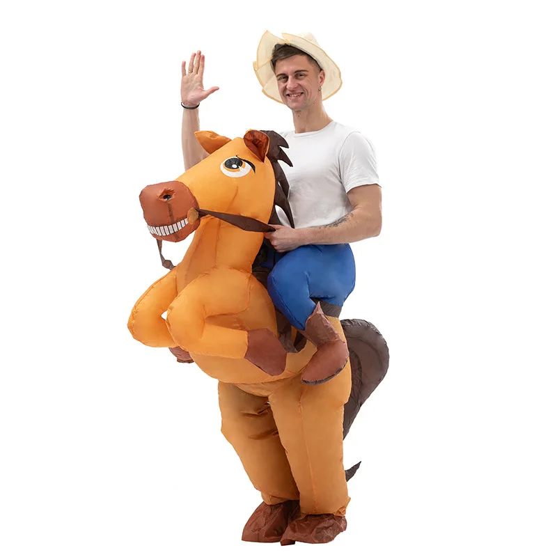 Horse Inflatable Costume Women Men Christmas Halloween Cosplay Anime Animal Blow Up Air Suit Riding Cowboy Funny Clothes Party
Horse Inflatable Costume Women Men Christmas Halloween Cosplay Anime Animal Blow Up Air Suit Riding Cowboy Funny Clothes Party